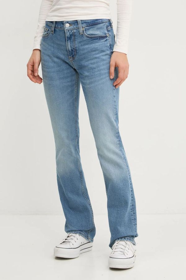 Tommy Jeans Traperice Tommy Jeans za žene, srednje visoki struk, DW0DW19565