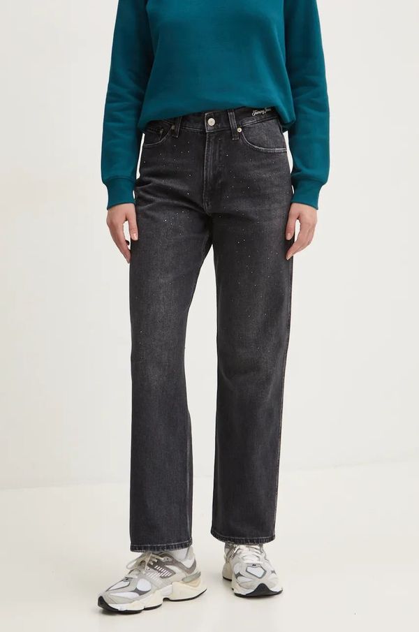 Tommy Jeans Traperice Tommy Jeans za žene, srednje visoki struk, DW0DW19739