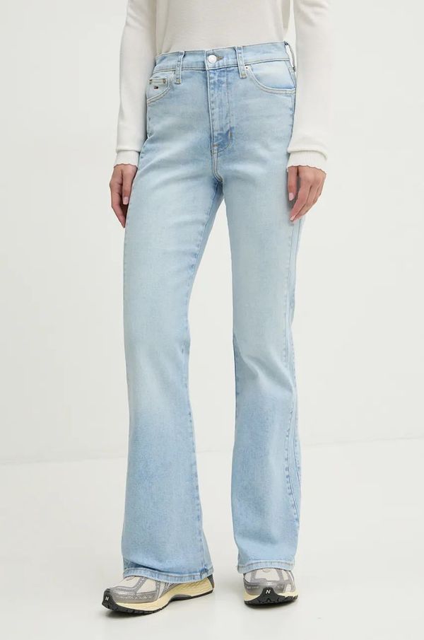 Tommy Jeans Traperice Tommy Jeans za žene, visoki struk, DW0DW19285