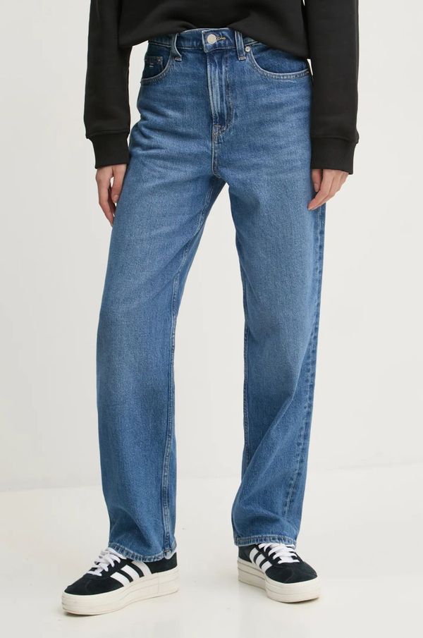 Tommy Jeans Traperice Tommy Jeans za žene, visoki struk, DW0DW19563