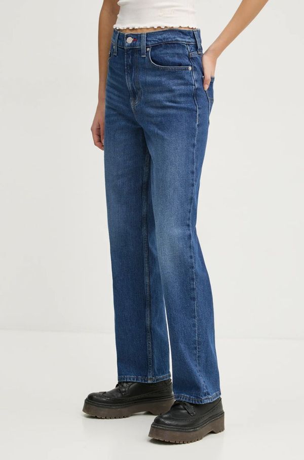 Tommy Jeans Traperice Tommy Jeans za žene, visoki struk, DW0DW19567