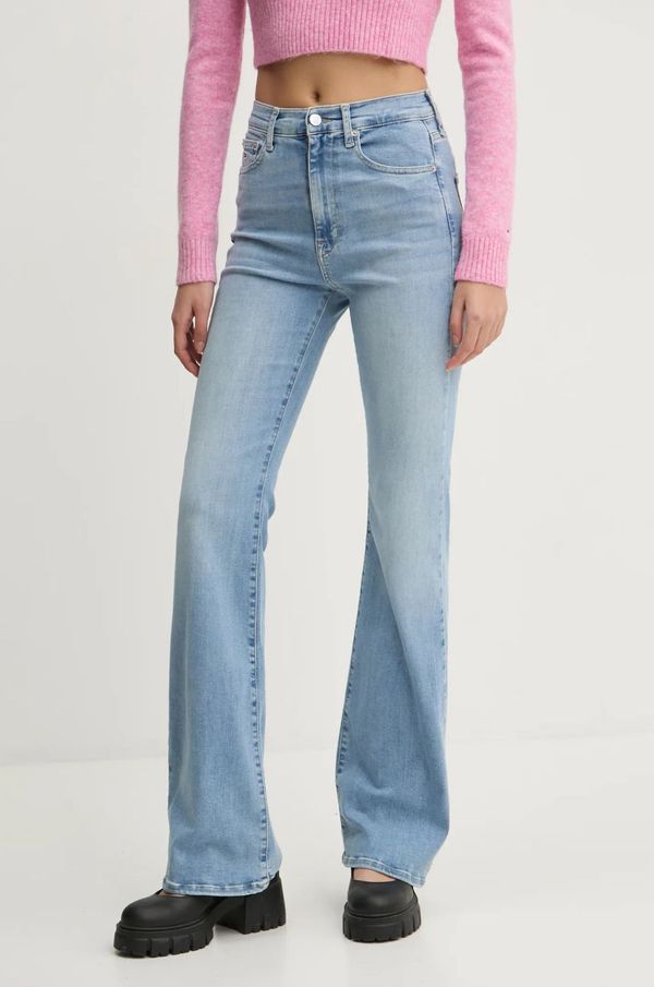 Tommy Jeans Traperice Tommy Jeans za žene, visoki struk, DW0DW19568