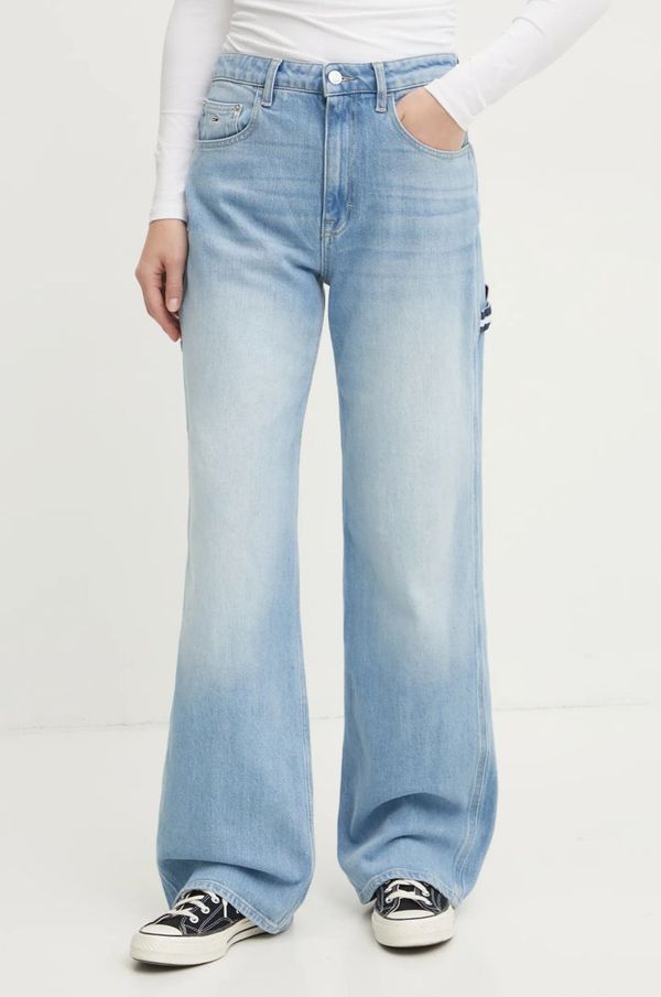 Tommy Jeans Traperice Tommy Jeans za žene, visoki struk, DW0DW19572