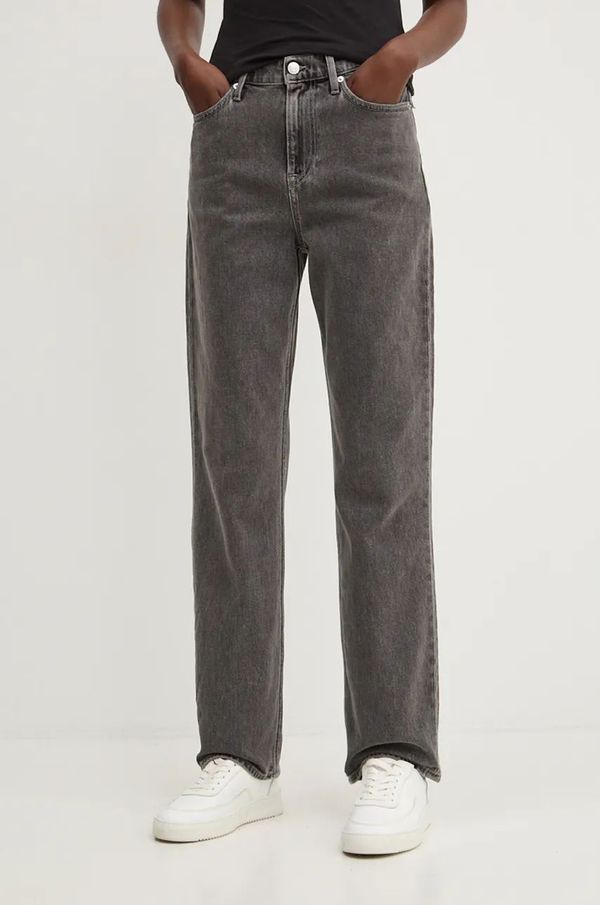 Tommy Jeans Traperice Tommy Jeans za žene, visoki struk, DW0DW19593