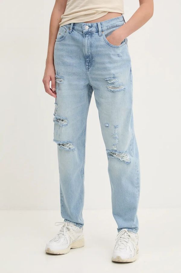 Tommy Jeans Traperice Tommy Jeans za žene, visoki struk, DW0DW19612