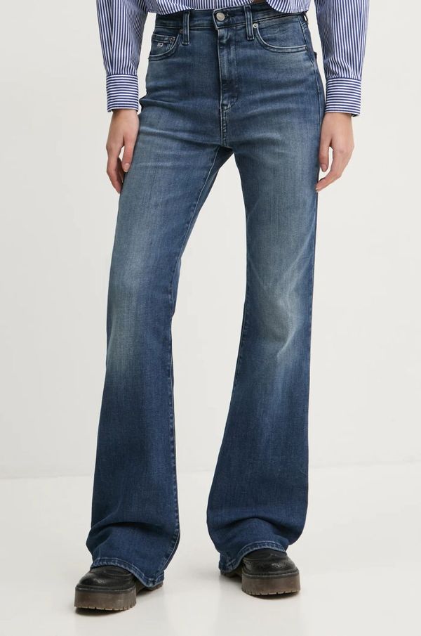 Tommy Jeans Traperice Tommy Jeans za žene, visoki struk, DW0DW19756