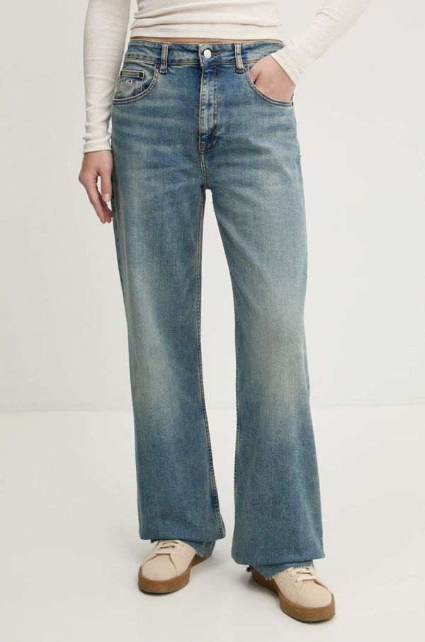 Tommy Jeans Traperice Tommy Jeans za žene, visoki struk, DW0DW20168