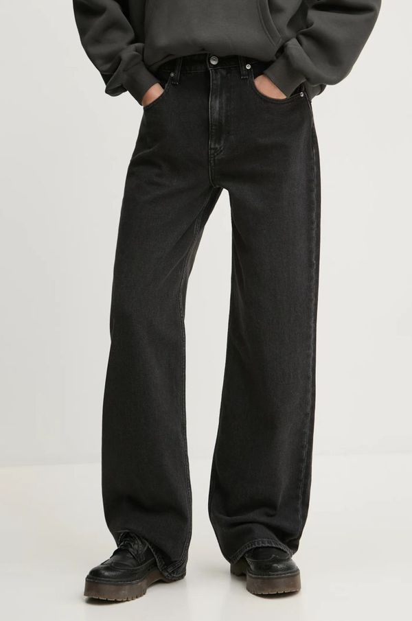 Tommy Jeans Traperice Tommy Jeans za žene, visoki struk, DW0DW20455