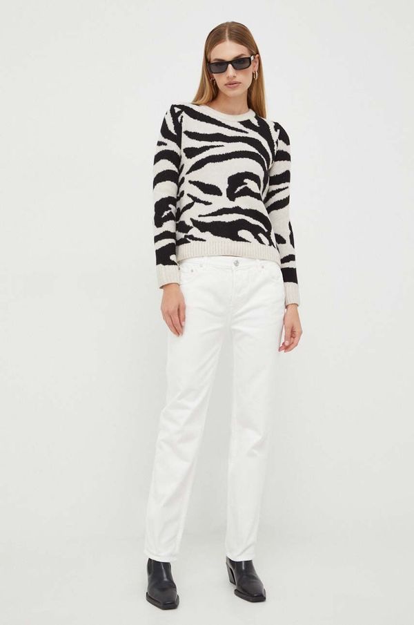 Trussardi Traperice Trussardi za žene, visoki struk