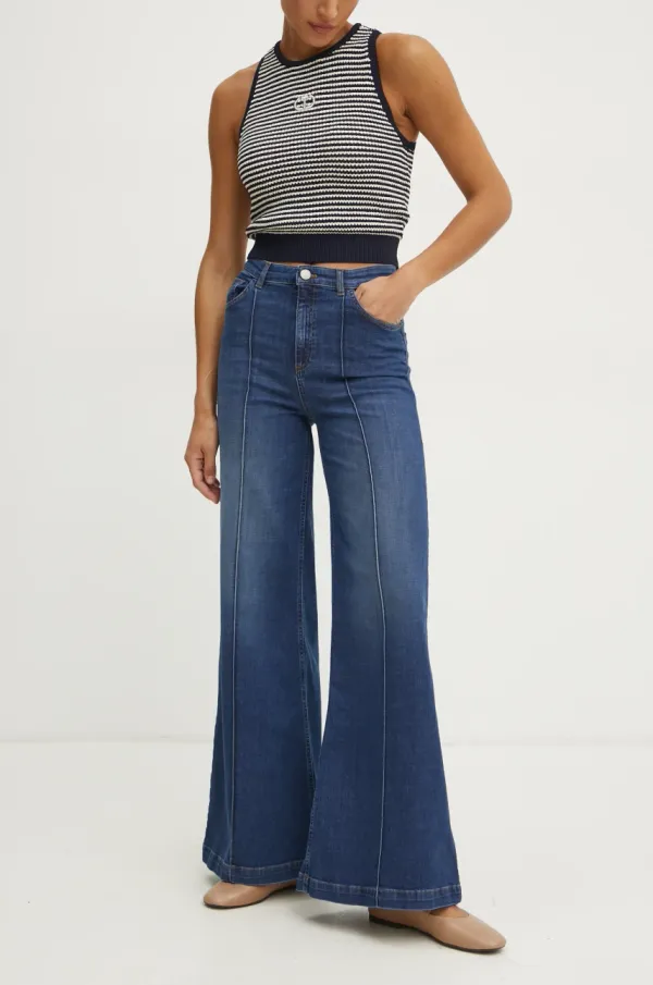 Twinset Traperice Twinset za žene, visoki struk, 251TP2573