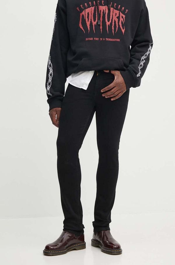 Versace Jeans Couture Traperice Versace Jeans Couture za muškarce, boja: crna, 77GAB5S0 CDW00