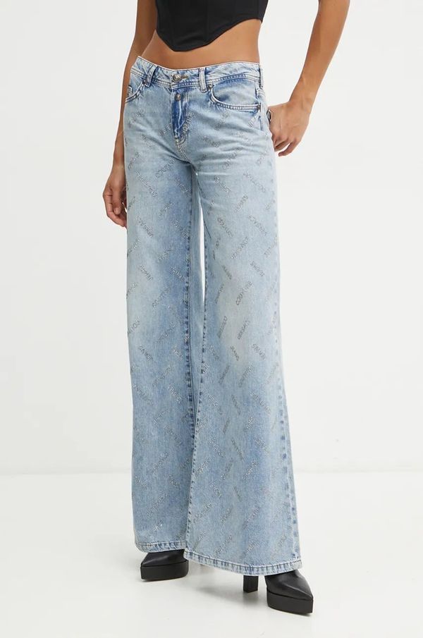 Versace Jeans Couture Traperice Versace Jeans Couture za žene, visoki struk, 77HAB5LS CDWA5