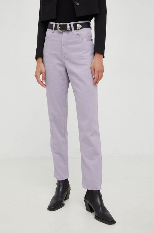 Wrangler Traperice Wrangler Mom Purple Rock za žene, visoki struk
