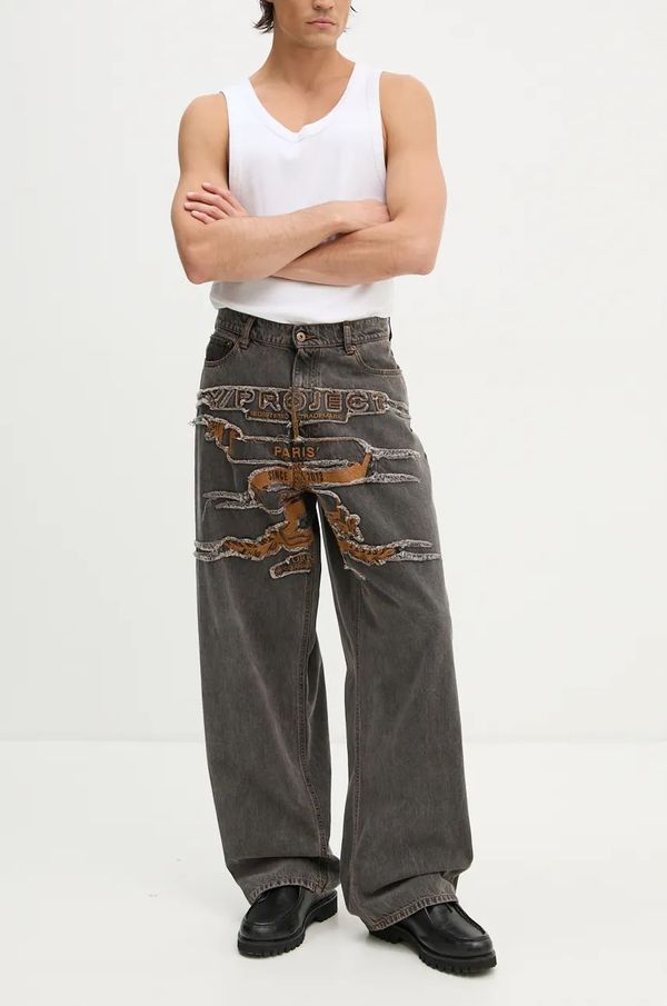 Y/Project Traperice Y/Project EVERGREEN PARIS' BEST PATCH JEANS 207PA005