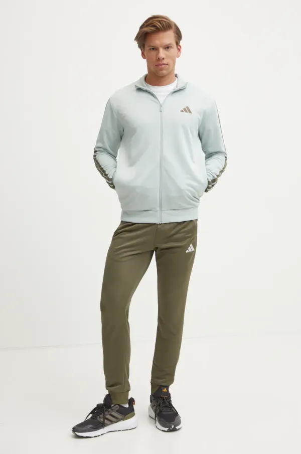 adidas Trenirka adidas 3S FT TT TS za muškarce, boja: siva, JI8874