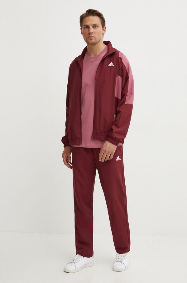 adidas Trenirka adidas za muškarce, boja: bordo, IY6675