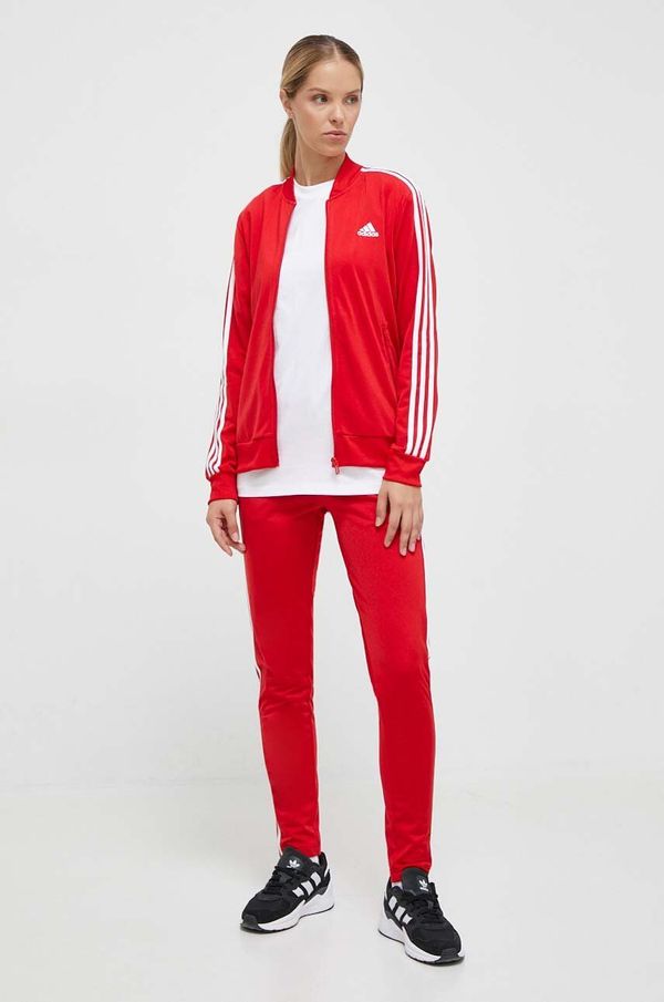 adidas Trenirka adidas za žene, boja: crvena