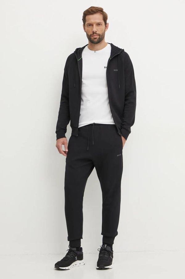 Boss Green Trenirka Boss Green za muškarce, boja: crna, 50519395