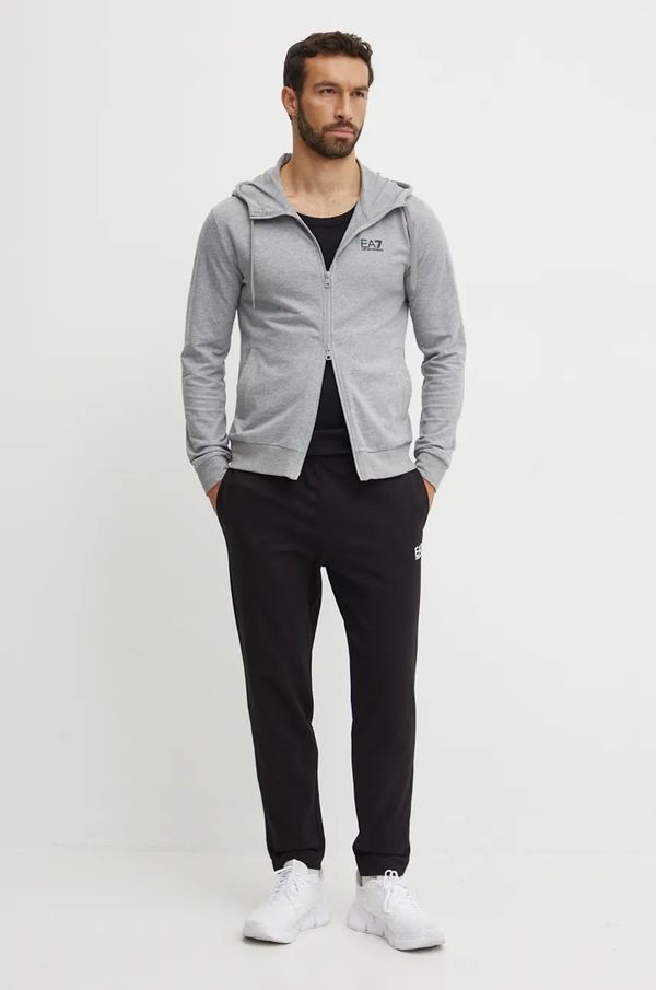 EA7 Emporio Armani Trenirka EA7 Emporio Armani za muškarce, boja: siva, PJVRZ.8NPV62