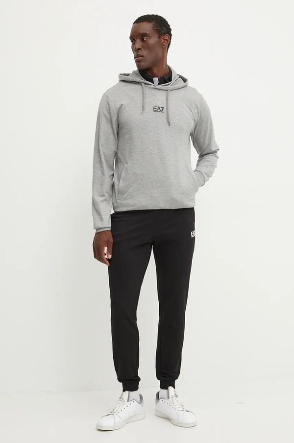 EA7 Emporio Armani Trenirka EA7 Emporio Armani za muškarce, boja: siva, PJVRZ.8NPV64