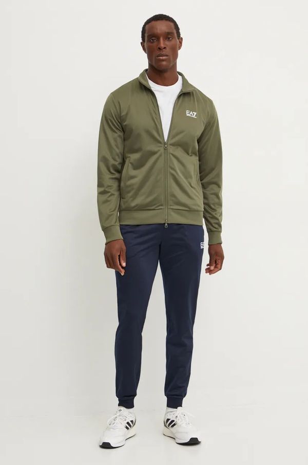 EA7 Emporio Armani Trenirka EA7 Emporio Armani za muškarce, boja: zelena, PJHCZ.8NPV65