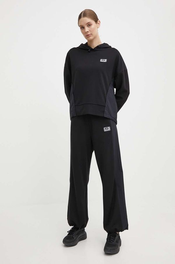 EA7 Emporio Armani Trenirka EA7 Emporio Armani za žene, boja: crna