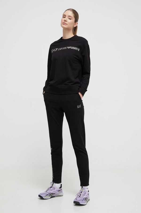 EA7 Emporio Armani Trenirka EA7 Emporio Armani za žene, boja: crna