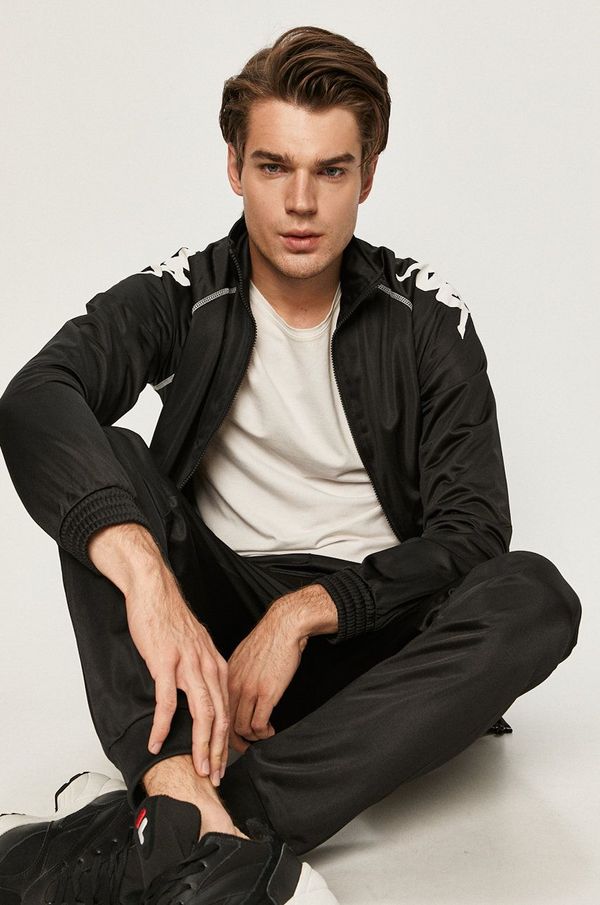 Kappa Trenirka Kappa za muškarce, boja: crna