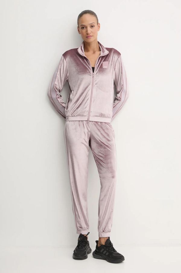 EA7 Emporio Armani Trenirka od velura EA7 Emporio Armani boja: ljubičasta, TJZDZ.6DTV64