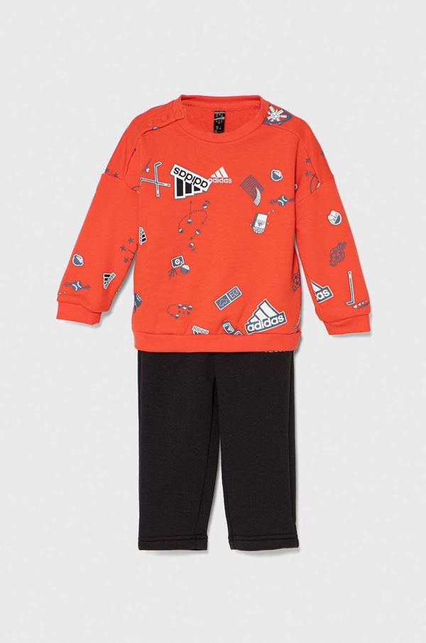 adidas Trenirka za bebe adidas boja: crvena