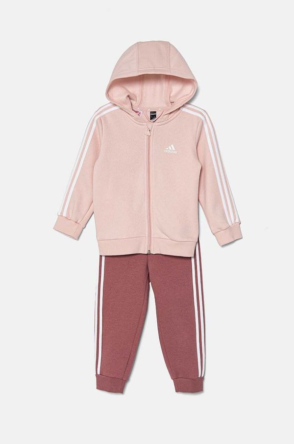 adidas Trenirka za bebe adidas I 3S FZ FLOG boja: ružičasta, IV7410