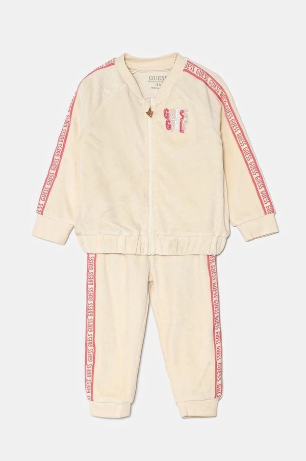 Guess Trenirka za bebe Guess boja: bež, A4BG09 KAVN4