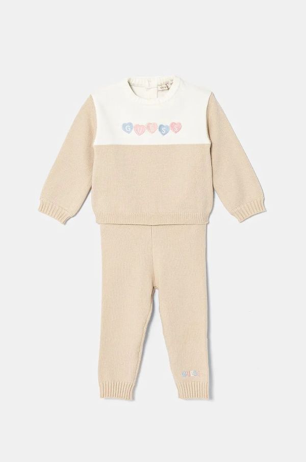 Guess Trenirka za bebe Guess boja: bež, A4BG17 Z3GS0