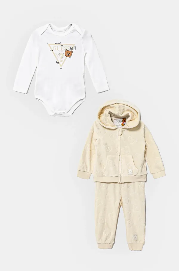 Guess Trenirka za bebe Guess boja: bež, H4BW05 KAVN4