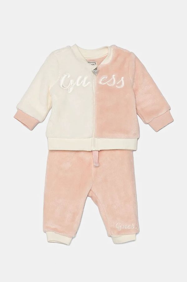 Guess Trenirka za bebe Guess boja: ružičasta, S4BG08 WFRS0