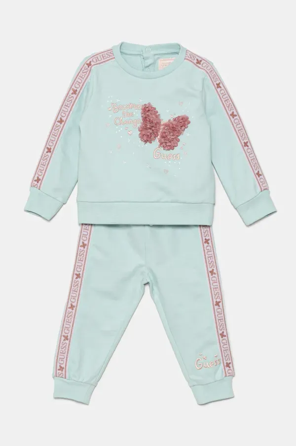 Guess Trenirka za bebe Guess boja: tirkizna, A5RG19 KA6R4