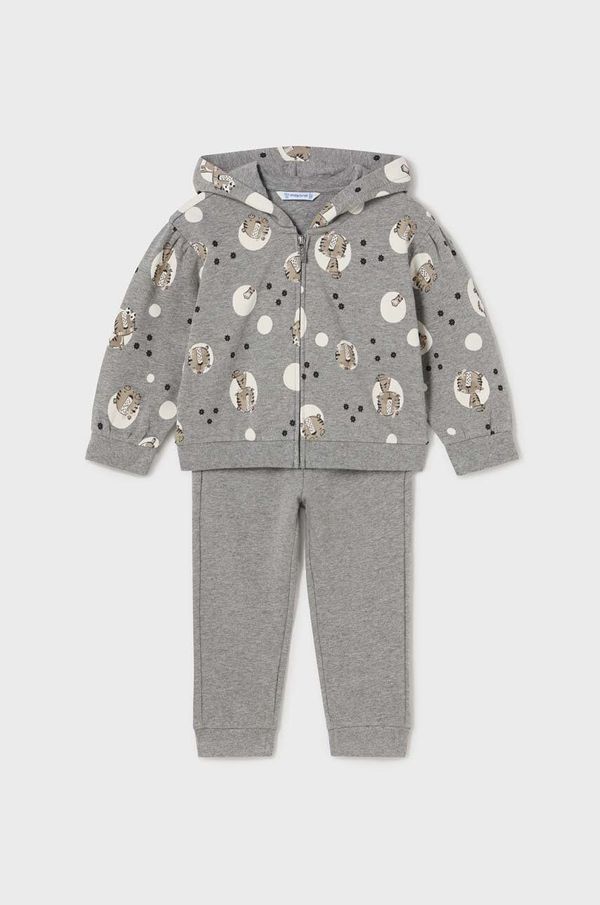 Mayoral Trenirka za bebe Mayoral boja: siva