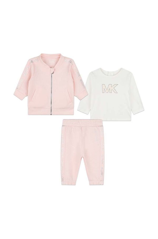 Michael Kors Trenirka za bebe Michael Kors 3-pack boja: ružičasta, R30130