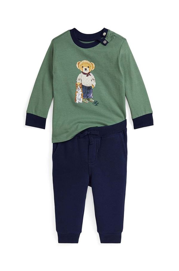 Polo Ralph Lauren Trenirka za bebe Polo Ralph Lauren boja: tamno plava, 320952883001