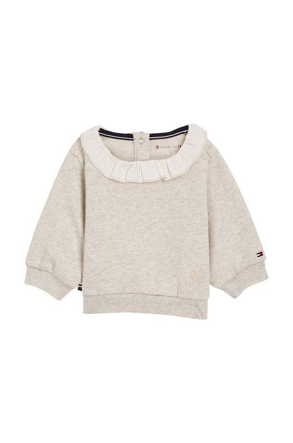 Tommy Hilfiger Trenirka za bebe Tommy Hilfiger boja: bež