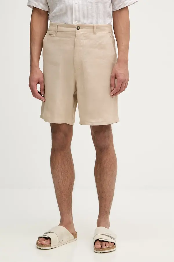 Trussardi Trussardi Chino kratke hlače za muškarce od lana