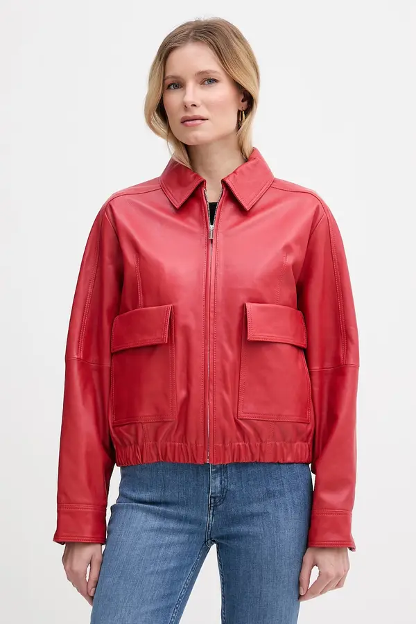 Trussardi Trussardi kratka jakna za žene od kože