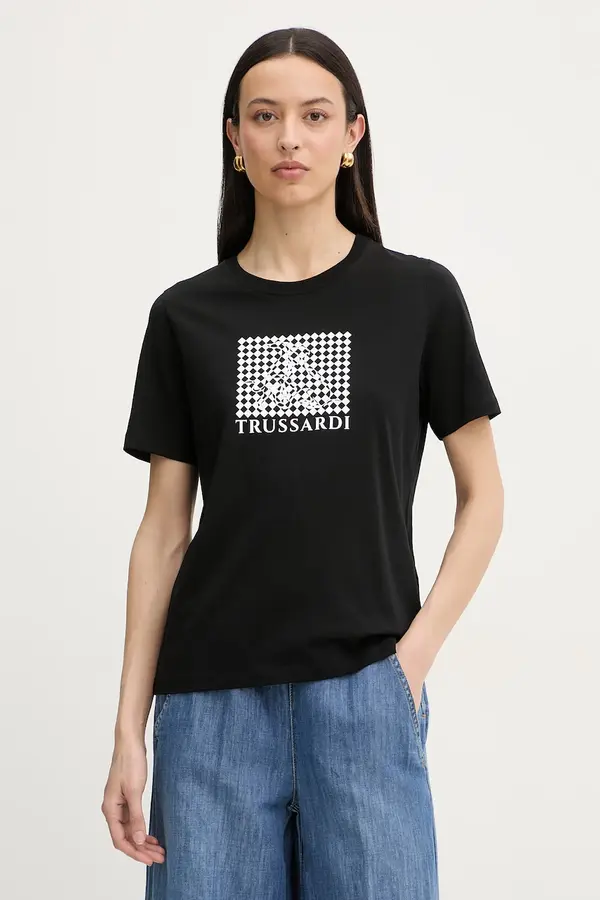 Trussardi Trussardi majica ženska pamučna