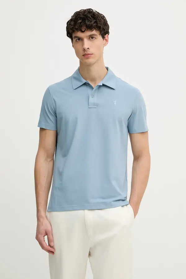Trussardi Trussardi polo za muškarce s dodatkom svile