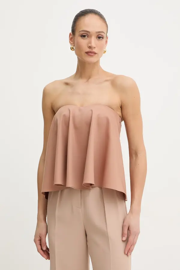 Twinset Twinset bluza sa otvorenim ramenima za žene s dodatkom vune