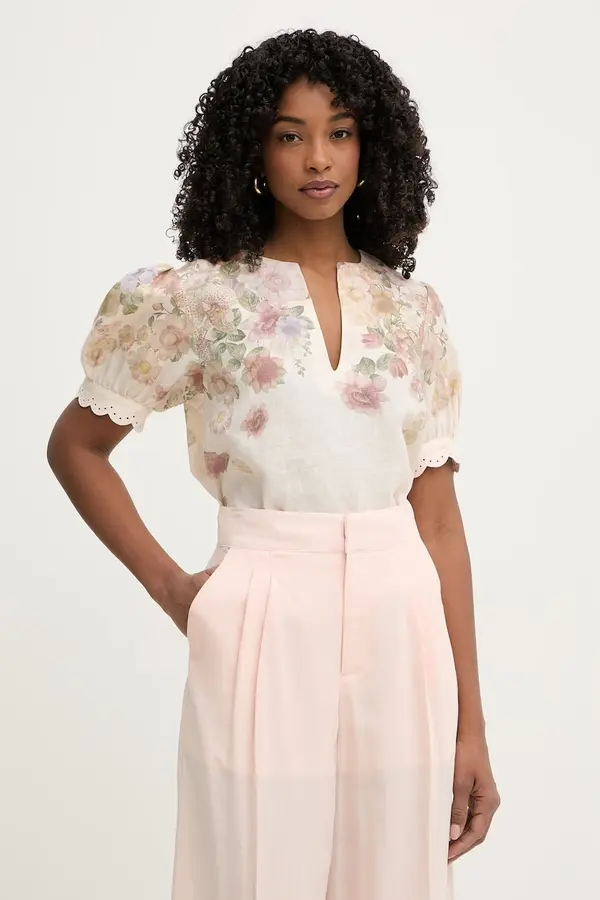 Twinset Twinset bluza ženska lanena