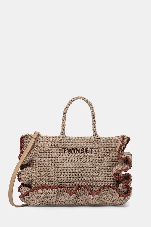 Twinset Twinset crossbody torba za žene pletena
