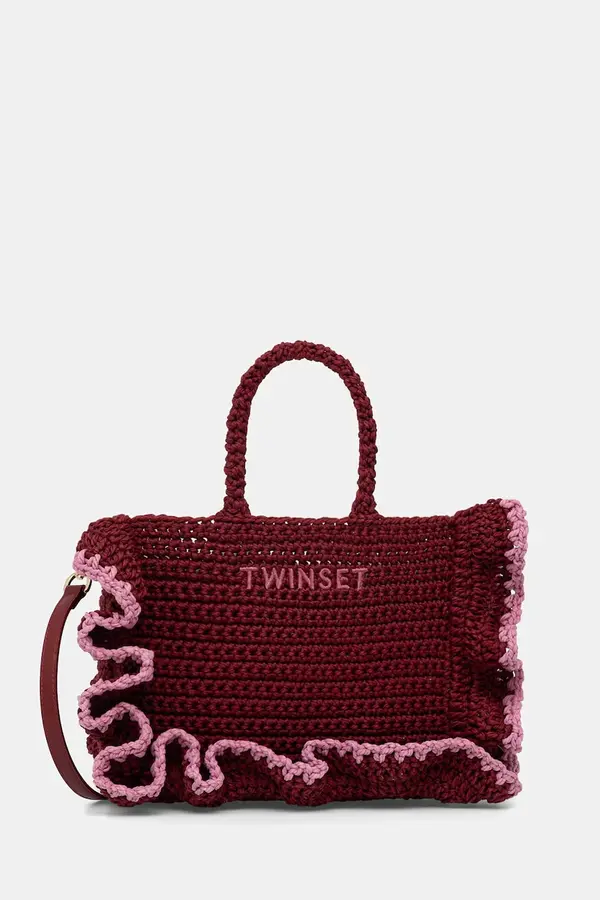 Twinset Twinset crossbody torba ženska pletena