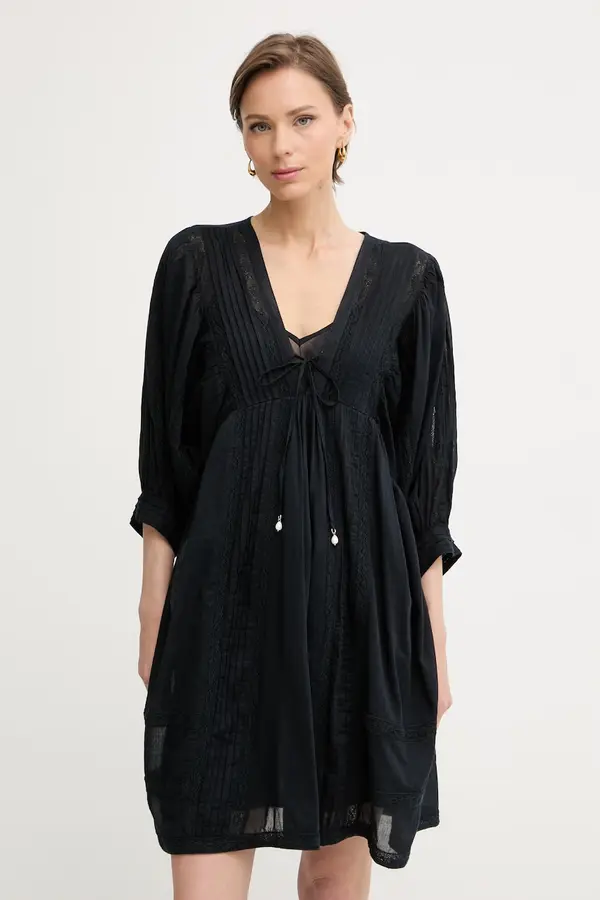 Twinset Twinset haljina A-kroja od pamuka