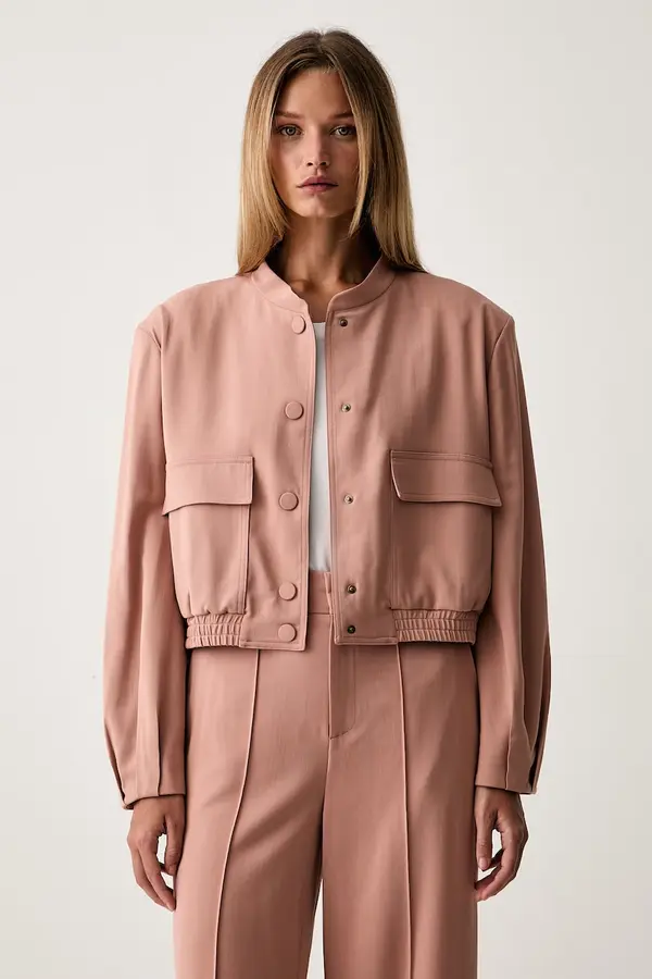 Twinset Twinset jakna za žene s viskozom
